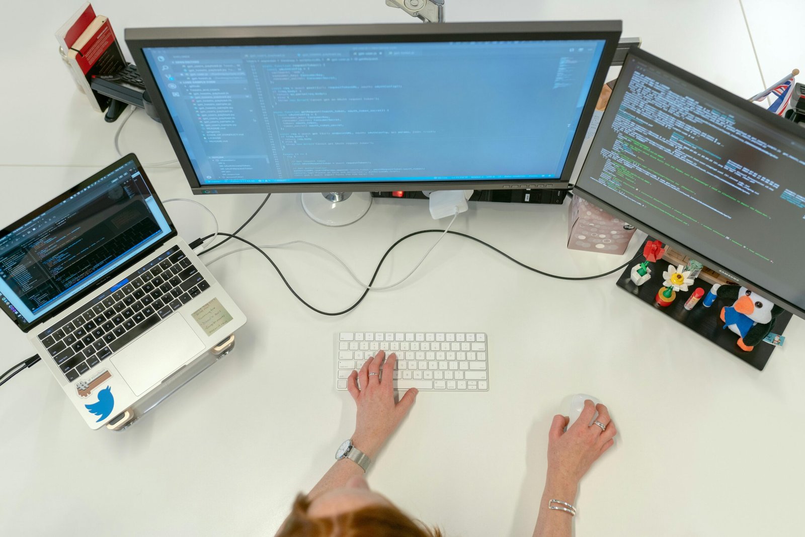 Equipe trabalhando em desenvolvimento web